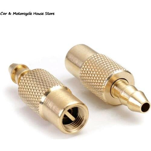 1PC Car Clip Clamp Connector Adapter Dropshipping Auto Brass 6mm Tyre Wheel Tire Air Chuck Inflator Pump Valve