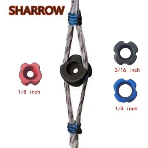 2Pcs Archery Peep Sight 1/4" 1/8" 3/16" Hole Size Aluminium Peep Sight For Compound Bow Outdoor Shooting Training Accessories