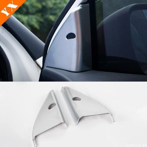 Trim Accessories Matte for Nissan Qashqai J11 2015 2016 2017 2018 Car Styling Front Inner Triangle speaker audio Cover Sticker