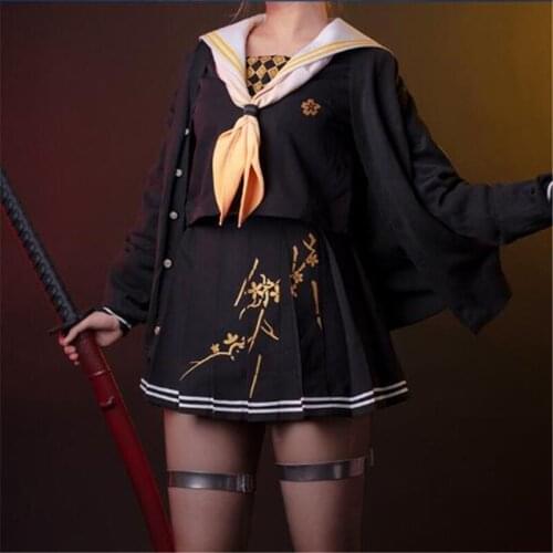 Anime cosplay Azur Lane JK uniforms agano Cosplay Costume Lolita Sailor Suit Full Sets A
