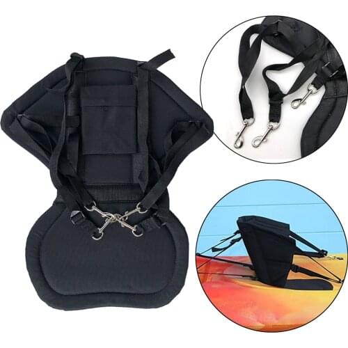 Kayak Seat Padded Canoe Back Rest Support Soft Cushion Backrest for Fishing Boat