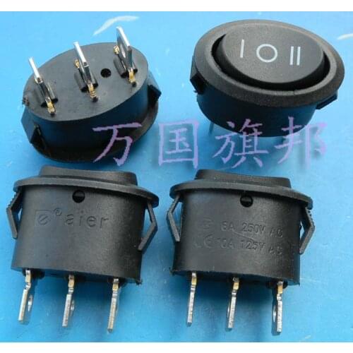 Free Delivery, ship type switch boat switch 6 a 250 v three feet oval black