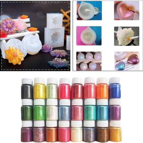 Mica Powder Pigment For Epoxy Resin Bath Bomb Soap Candle Make Up DIY Craft