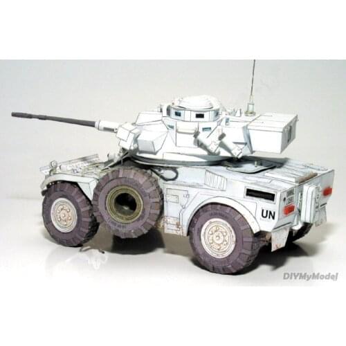 DIYMyModeI Panhard AML France DIY Handcraft Paper Model KIT Handmade Toy Puzzles Gift Movie props RU(Origin)