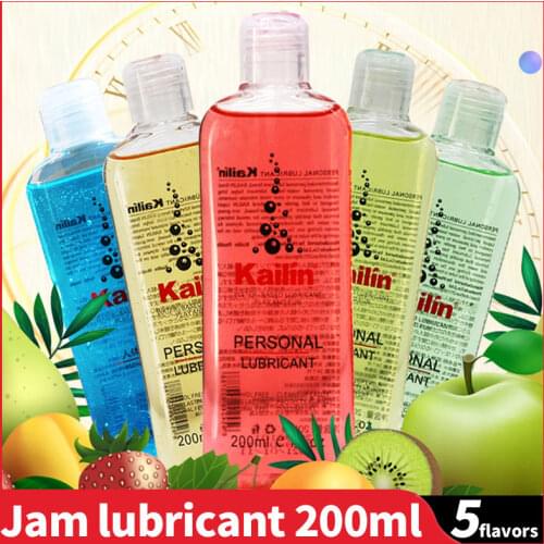 Fruit Flavor Anal Grease for Sex Lubricant Lube Gel Vagina Lubrication 200ml Fruit Taste Water Based Oil Lubricante Sexual