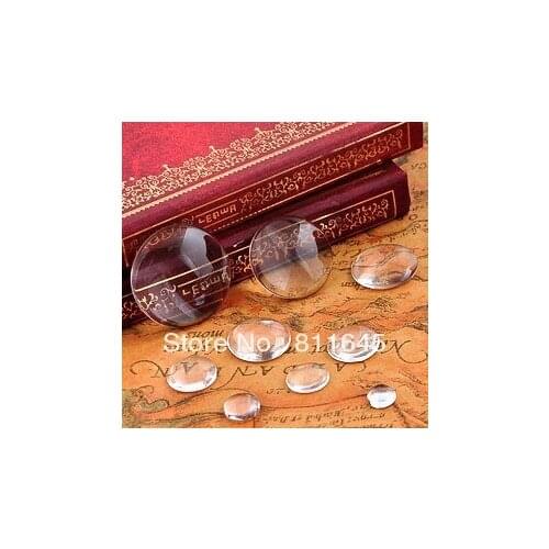 12MM Round Flat Back clear Crystal glass Cabochon,Top quality;clear glass cabochon,glass title;sold as 500pcs per package
