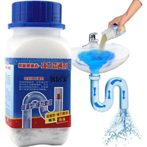 Powerful Pipe Dredging Agent Toilet Cleaner Sink Unblocker Accessories Sewer Agent Kitchen Drain Cleaner Pipe Bathroom Dred U9C1