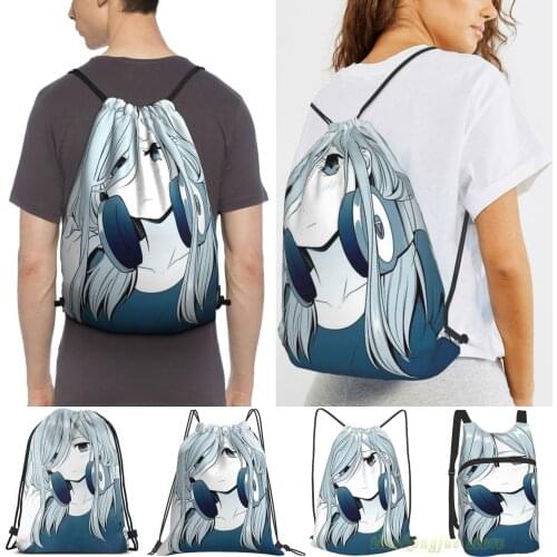 Men Outdoor Travel Drawstring Backpack Bags Nakano Miku Go Toubun No Hanayome Women Sports Travel Bag Fitness Swimming Bag