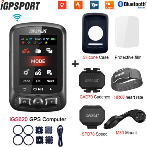 NEW!! IGPSPORT IGS620 Bicycle GPS Computer ANT+ Bluetooth4.0 USB Wireless Cycling Waterproof IPX7 Speedometer