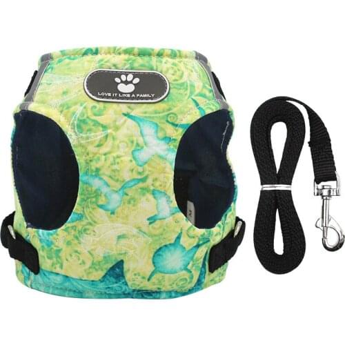 Free Shipping Pet Dog Cat Harness Puppy Cat Vest Harness Collar For Chihuahua Pug Bulldog Cat arnes perro