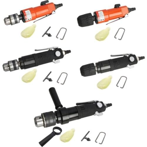 3/8" 1/2" Straight Shank Pneumatic Air Drill Gun High/Medium/Low Speed Grinder Engraving Polishing Machine Professional Tool
