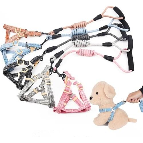 Pet Breastback Leash Harness For Dog Leash For Walking Dog Vest Leash Collar Dog Collar Pet Supplies