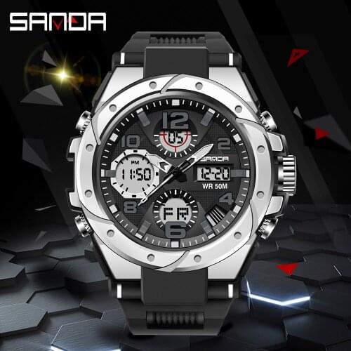 SANDA Mens Sports Watches