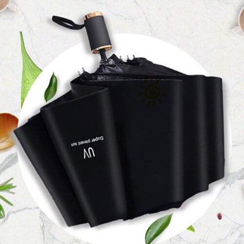 Nordic Wind Resistant Folding Automatic Umbrella Rain Women Luxury Big Windproof Umbrellas Rain For Men Black Coating Parasol