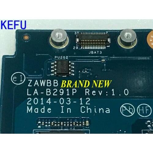 BRAND NEW. B50-45 MAINBOARD.ZAWBB LA-B291P FOR LENOVO B50-45 LAPTOP MOTHERBOARD , A6-6310 PROCESSOR+GPU