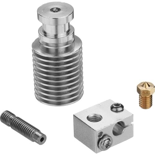 V6 Metal Short-Range Extruder Head DIY Part For 3D Printer 1.75mm Filament 0.4mm Nozzle