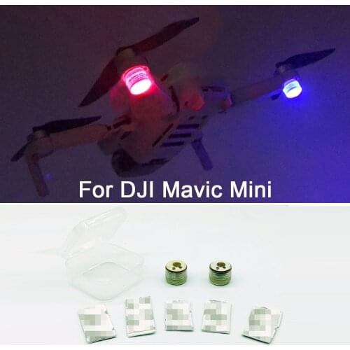 2pcs Mini Night Flying Signal Lamp LED Flash Lights Navigation Light for DJI Mavic Mini Drone Accessories