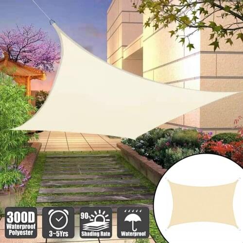 3x5m Sun-Shelter Waterproof Outdoor Awnings SunShade Sun Shade Sail For Garden Canopy Pool Partio Beach Camping Awning Tent