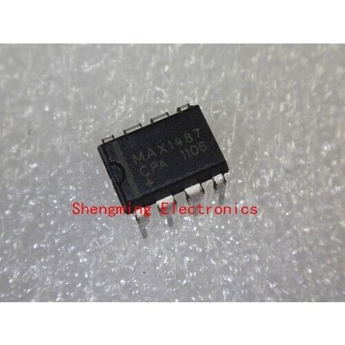 50PCS MAX1487 MAX1487CPA DIP-8 IC