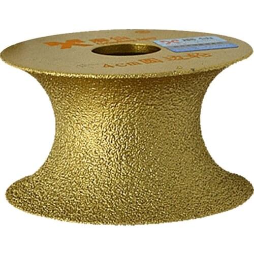 Brazing Diamond Angle Grinder Stone Grinding Wheel Semi-Circular Edging Round Glass Pottery Porcelain Marble Grinding