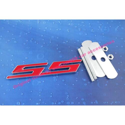 Auto Metal Red SS for Camaro Front Grille Grill Badge Emblem