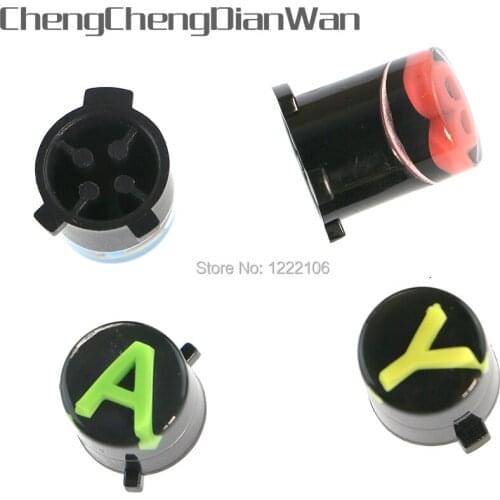 ChengChengDianWan For XBOX ONE Wireless Controller button ABXY LOGO Repair Parts Controller Parts 50sets/lot