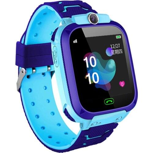 Kids Smart Watch Phone For Girls Boys With Gps Locator Pedometer Fitness Tracker Touch Camera Anti Lost Alarm Clock Q12B