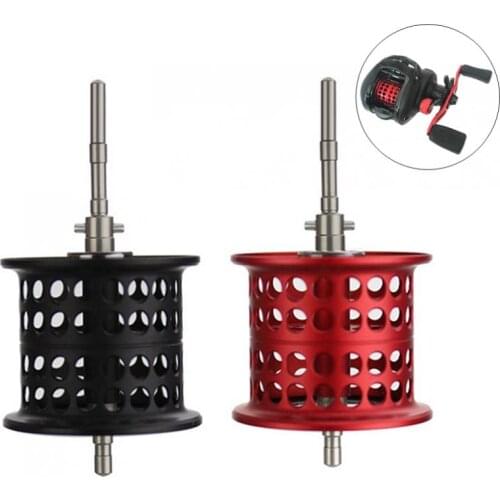 DIY Shallow Spool Aviation Aluminum Lightweight Casting Reel Spool 8.7g Fit for Abu BMAX3 /SMAX3 / PMAX3 / ORRA2 / DECIDER7