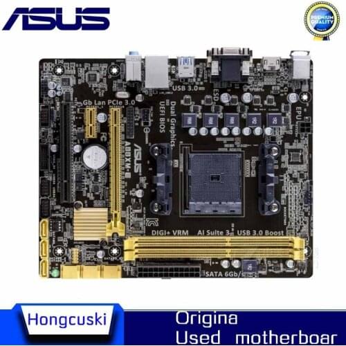 For ASUS A88XM-E Used original motherboard Socket FM2+ FM2 DDR3 A88X Desktop Motherboard