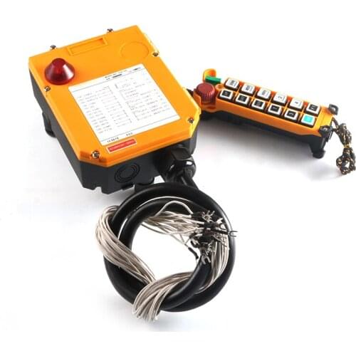 F24-12S waterproof single speed electric chain hoist wireless crane remote control