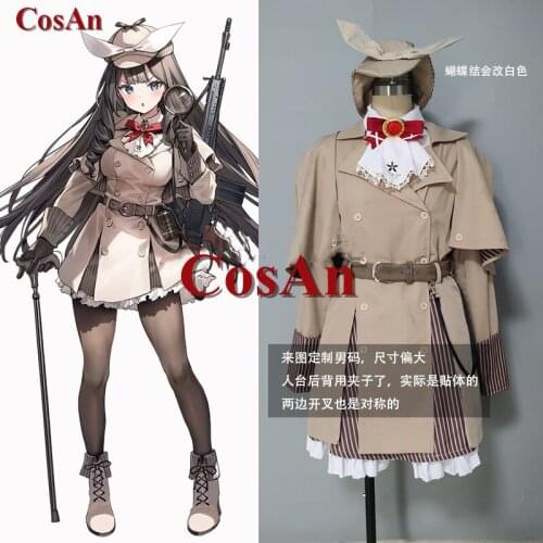 Hot Game Girls Frontline 64 Cosplay Costume Fashion Sweet Battle Uniforms Unisex Activity Party Role Play Clothing Custom-Make