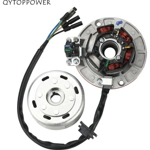 12V AC Ignition Magneto Stator Flywheel kit With Light For YINXIANG YX 140cc 150cc 160cc KAYO BSE SDG SSR Pitsterpro Dirt Bike