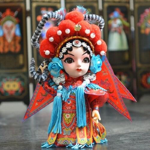 Chinese Nongovernmental Arts And Crafts Furniture Gift vintage home decor garden figurines miniatures figurine Chinese Opera