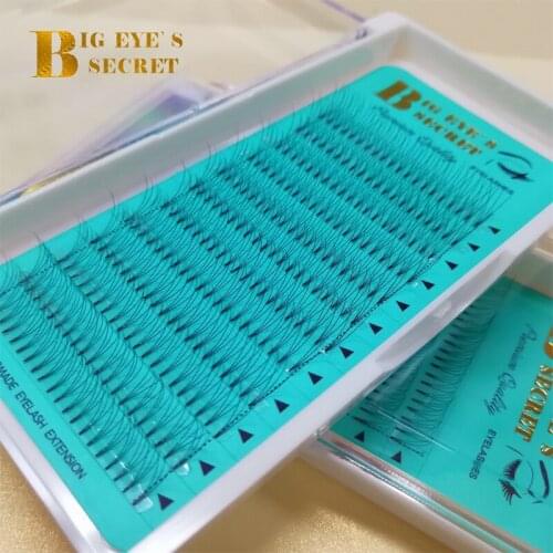 Big eyes secret Lashes Extension Short stem Pre Made Volume fans Makeup tool Faux Mink Premade Russian Volume Eyelash Extension