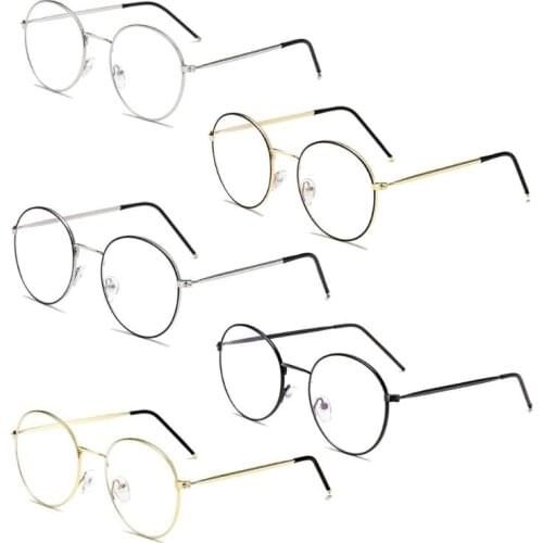 Computer Glasses Men Spectacle Frames Anti Blue Light Goggles Anti Glare Eyeglasses Frame Women Round Glasses New