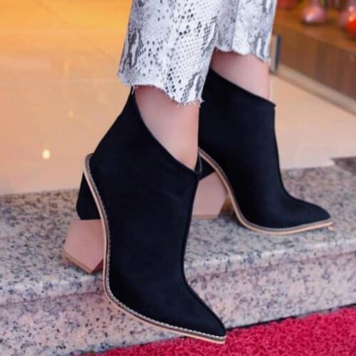 Perixir Women's Wedge Ankle Boots