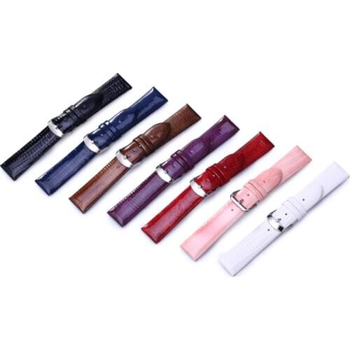 Plain weave genuine leather strap Watchband 18MM, 20MM watch band 2017 new Candy colors clock Straps for watches