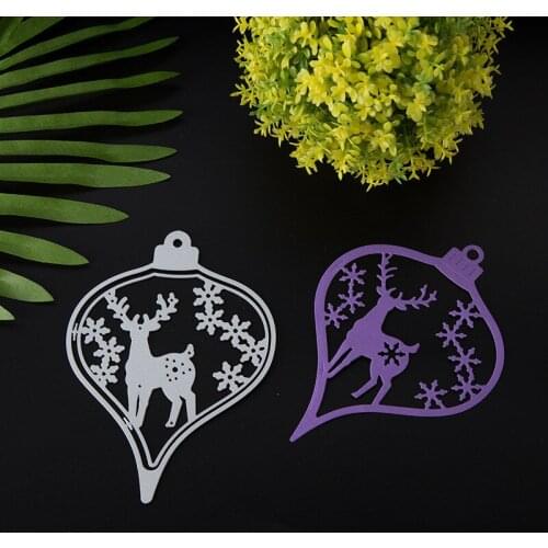 Metal Cutting Die Of Lantern Deer Scrapbooking Mold Paper Cards Postcard Handmade Craft Stencil Album Handcraft Embossing Moulds
