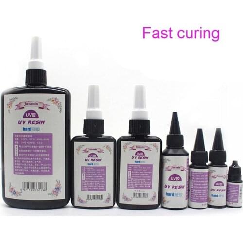 DIY UV Resin Ultraviolet Curing Resin Gel Quick-drying Sunlight Activated Hard Glue DIY Craft New Chic Fashi 10/20/25/50/60/100g