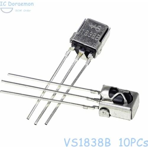 10pcs TL1838 VS1838B Universal IR Infrared Receiver 1838 38Khz