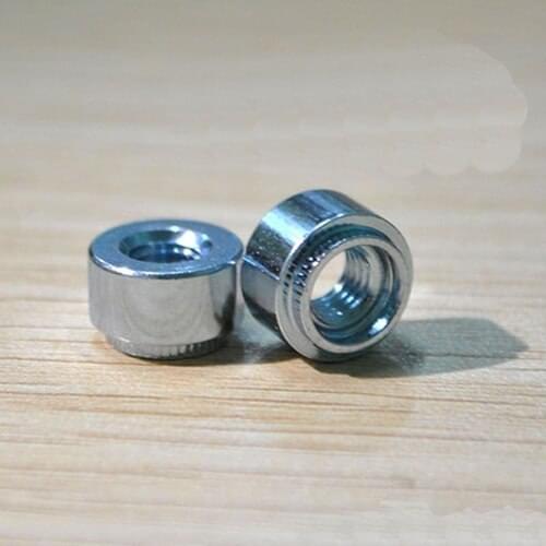 10pcs Z-M8-2/2.5/3 Step nut Knurled rivet Toothed Round nuts Carbon steel galvanized