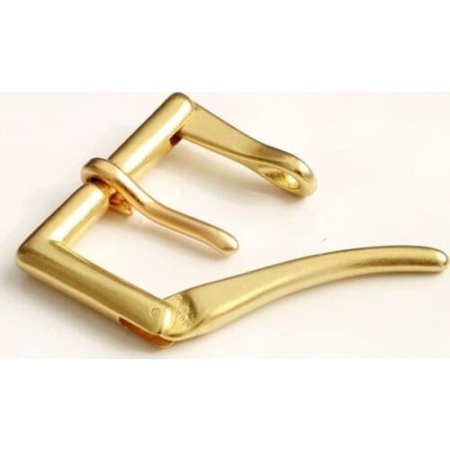 5pcs Brass Pin Buckle for Leather Belt Craft Hardware Quick Release Mens Belt Buckle Firefighter Buckles