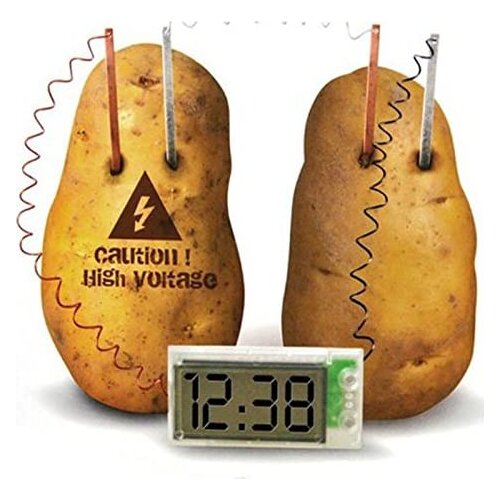 Potato Clock DIY Technology Kids Creative Educational Toy Children Fun Novelty Toy Game Scientific Physical Experiment