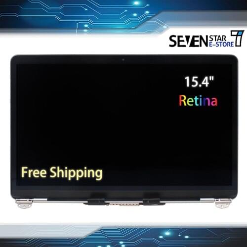 GOUZI New Grey Silver Color Laptop Screen Display LCD Assembly for Macbook Pro Retina 15" A1707 Late 2016 Early 2017 Yea