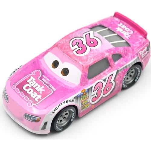 Disney Pixar Cars 3 Racing Center Reb Meeker NO.36 Metal Diecast Toy Car 1:55 Loose Brand New In Stock toys for children