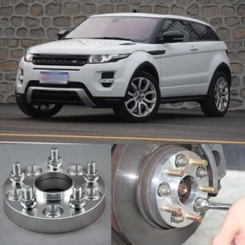 Teeze 4pcs Billet 5 Lug 14*1.5 Studs Wheel Spacers Adapters For Land Rover Freelander 2 2006+/Evoque 2011