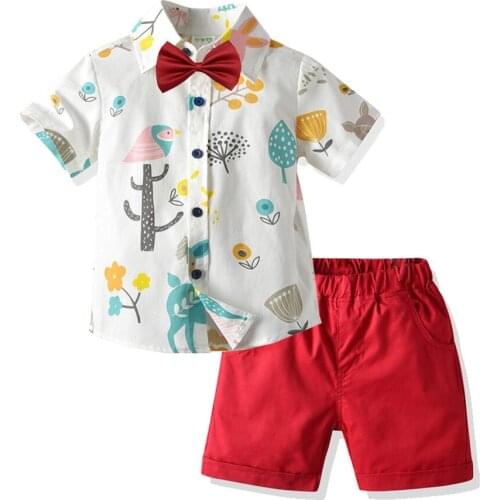 2021 Summer Baby Boys Clothes Children Suit Newborn Tracksuit Formal Dresses 3Ps Costumes For Children For 1st Birthday Dress