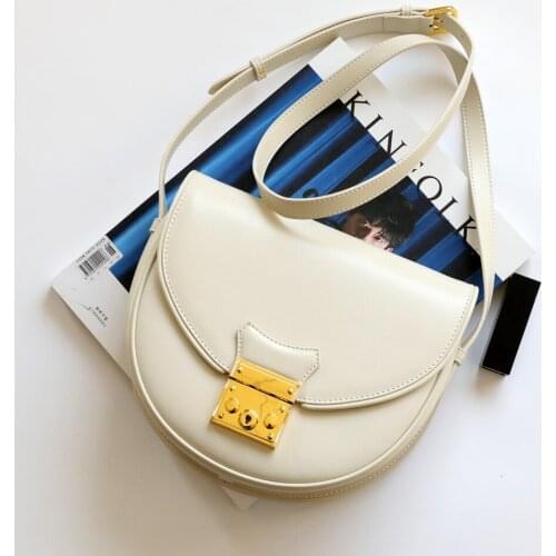 OUSSON New Design Small Square Leather Crossbody Bag Exquisite Female Retro Shoulder Bag For Woman