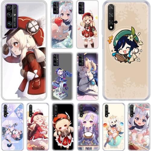 Games Genshin Impact Cute Phone Case For Huawei Honor Play 9A 8S 9X Pro 9S 8X 20 10 30 Pro Lite 30i Soft Clear Back Matte Cover