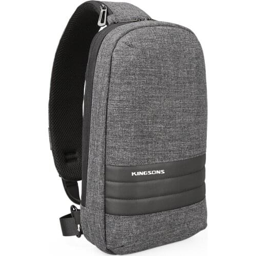 Kingsons Chest Bag Single Shoulder Back pack Crossbody Bag Casual Messenger Small Bag For Men Short Travelling mochila sac a dos